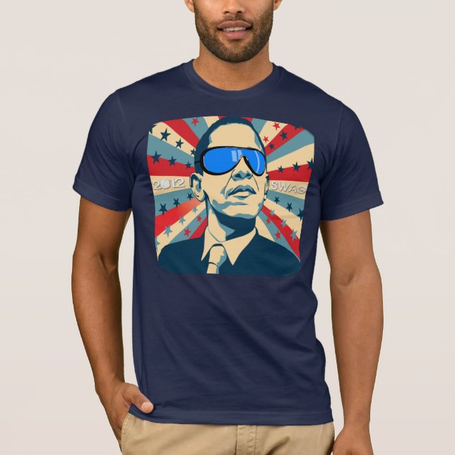 Camiseta Barack Obama - ganhos 2012 (Frente)