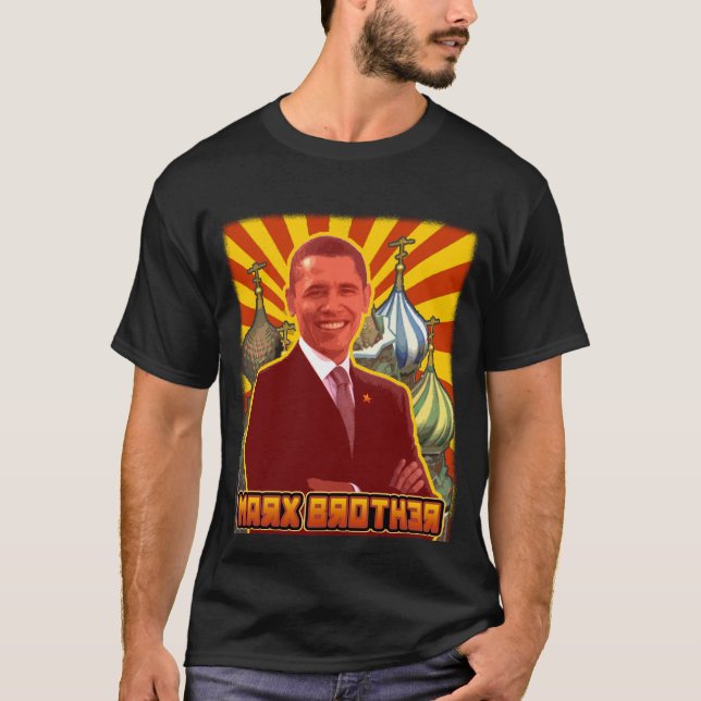 Camiseta Barack Obama: Irmão de Marx (Frente)