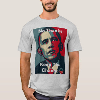 Camiseta Barack Obama: Nenhum obrigado mantem a mudança