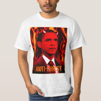Camiseta Barack Obama o Anti-Cristo