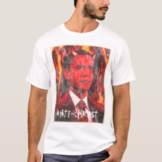 Camiseta Barack Obama o Anti-Cristo