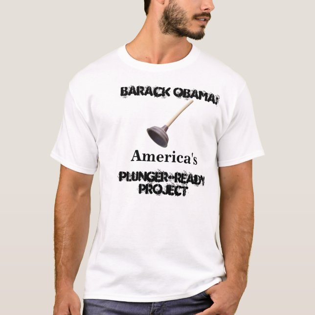 Camiseta Barack Obama: O projeto Atuador-Pronto de América (Frente)