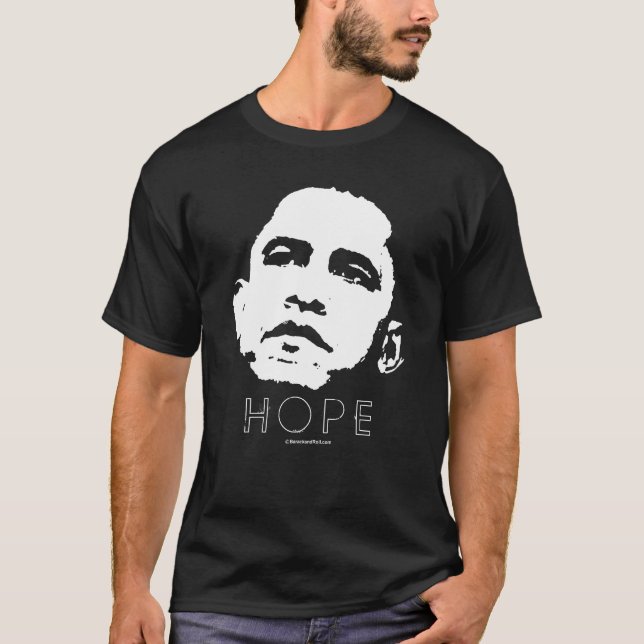 Camiseta Barack Obama para o t-shirt da esperança (Frente)