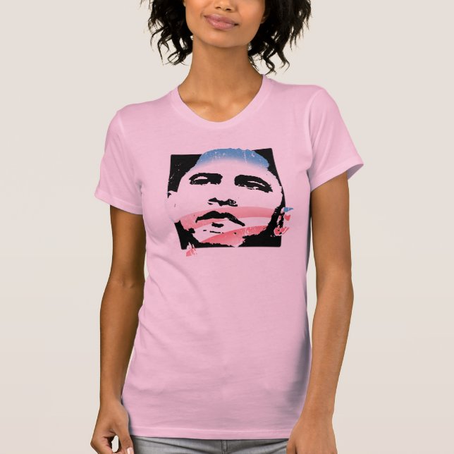 Camiseta Barack Obama para o t-shirt da esperança (Frente)