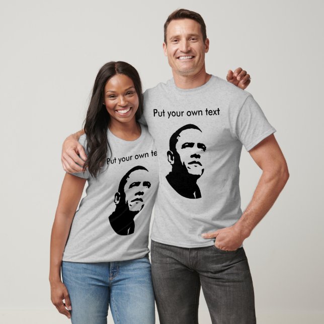 Camiseta Barack Obama - Personalize-o (Unissex)