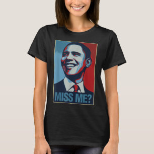 Camiseta Barack Obama Retrato Sente Mim Citação Democrata L