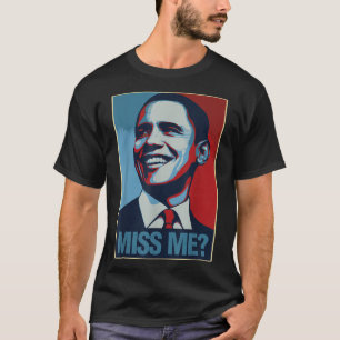 Camiseta Barack Obama Retrato Sente Mim Citação Democrata L