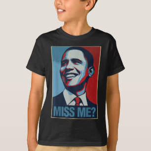 Camiseta Barack Obama Retrato Sente Mim Citação Democrata L