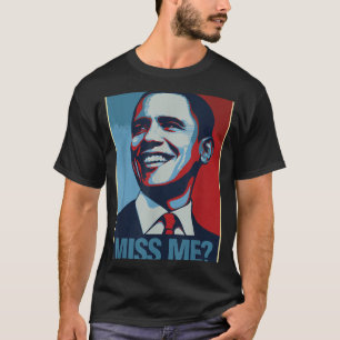 Camiseta Barack Obama Retrato Sente Mim Citação Democrata L