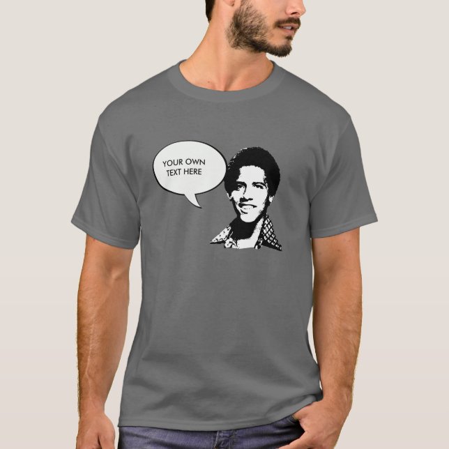 Camiseta Barack Obama retro (Frente)