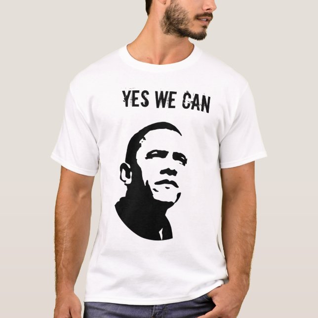 Camiseta Barack Obama: SIM NÓS CAN_edn (Frente)