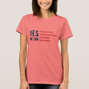 Camiseta Barack Obama: SIM NÓS PODEMOS