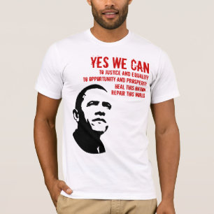 Camiseta Barack Obama: SIM NÓS PODEMOS… RD
