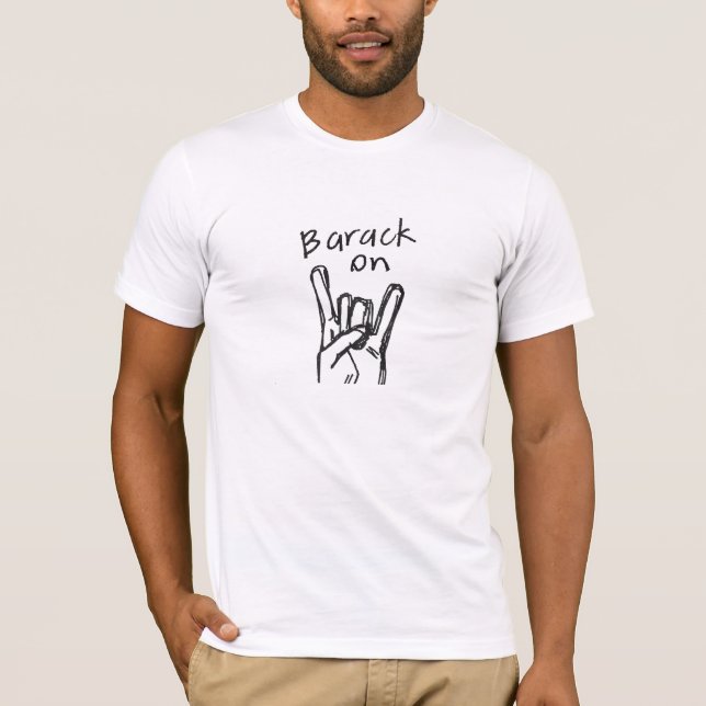 Camiseta "Barack On" Canvas de Bella Masculina (Frente)