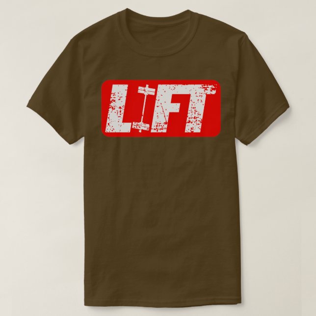 Camiseta Barão de Malhação de Gym que levanta pesos da LIF (Frente do Design)