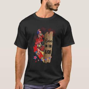 Camiseta Barão Nos Estados Unidos Bandeira Patriótica Galin
