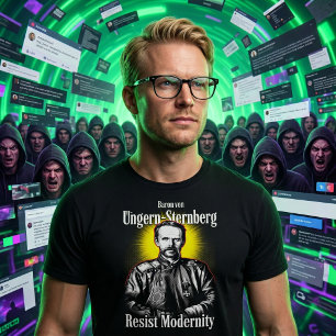 Camiseta Barão Ungern Sternberg Resiste Modernidade Tradiçã