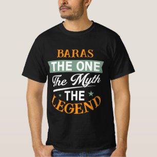Camiseta Baras O Único O Mito A Lenda