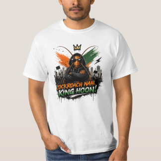 Camiseta Barata Não, Eu Sou o Rei! | Barata Rebelde