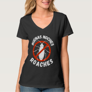 Camiseta Baratas engraçadas boa noite controle de pragas ex