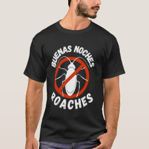Camiseta Baratas engraçadas boa noite controle de pragas ex