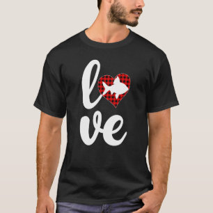 Camiseta Barb Fish Buffalo Xadrez Amor Barb Dia dos Namorad