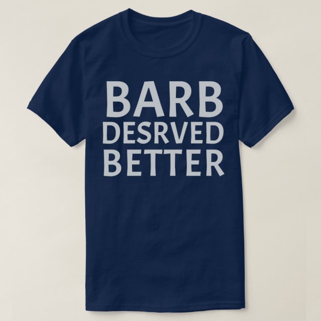 Camiseta Barb melhor (Frente do Design)