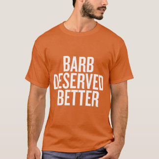 Camiseta Barb Mereceu Melhor Família engraçada