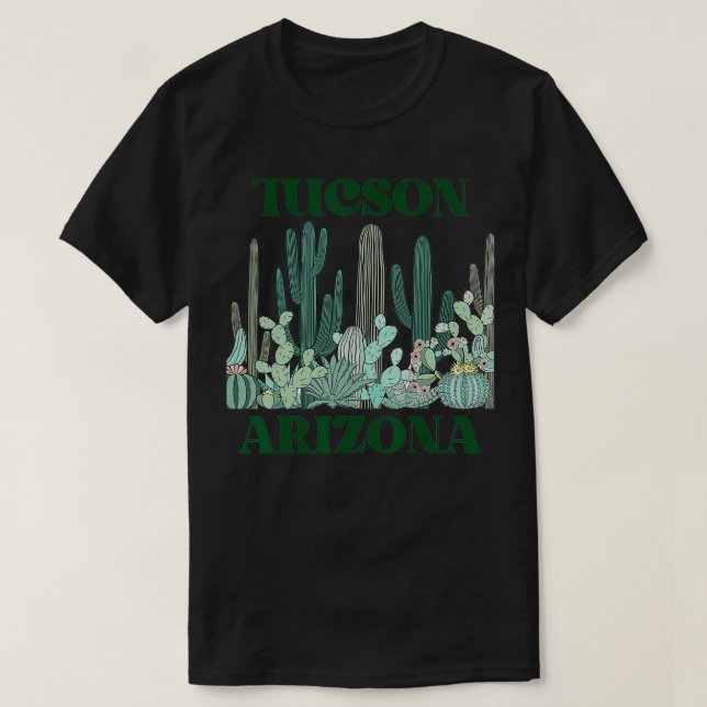 Camiseta Barba Arizona verde Tucson forte  (Frente do Design)