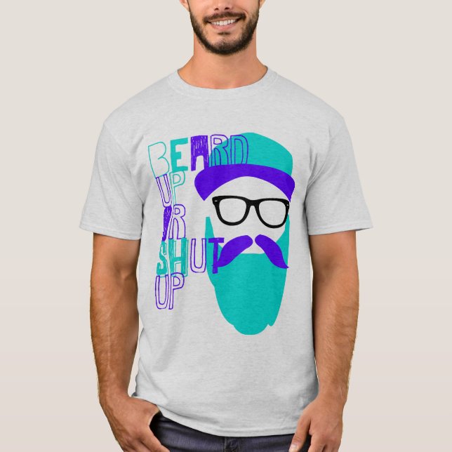 Camiseta barba calada (Frente)