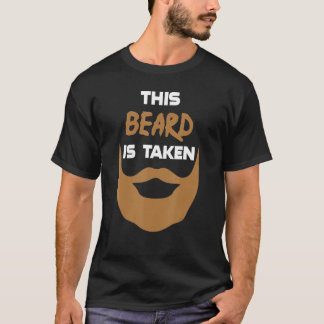 Camiseta Barba castanha perdoando homem com barba de queixo