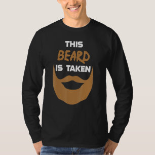 Camiseta Barba castanha perdoando homem com barba de queixo