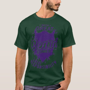 Camiseta Barba com barba vem muita responsabilidade