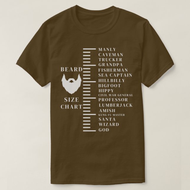 Camiseta Barba com Medição 4 (Frente do Design)