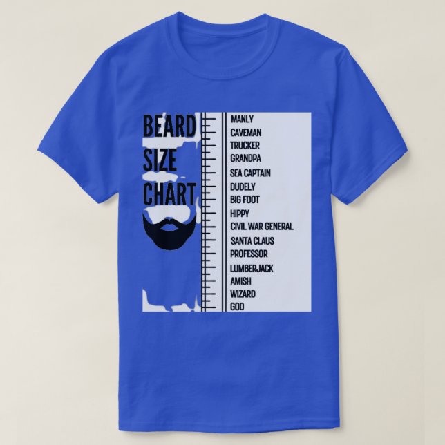 Camiseta Barba com Medição 7 (Frente do Design)