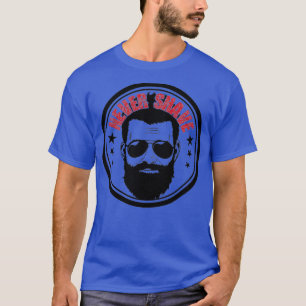 Camiseta Barba com óculos de sol nunca se barbeia
