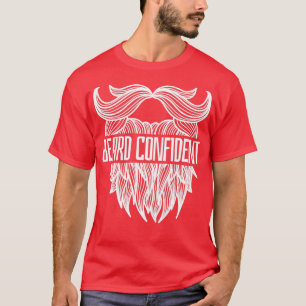 Camiseta Barba Confiante Hipster Barba Cheio Homens Barba 1