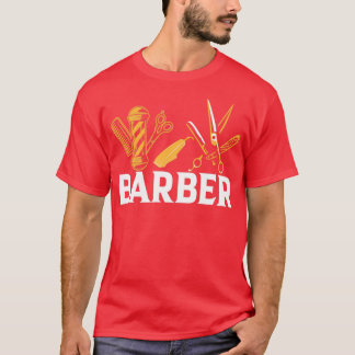 Camiseta barba de cabeleireiro barbeador