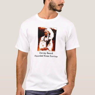 Camiseta Barba de Dewey, sobrevivente do joelho de Dewey