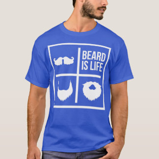 Camiseta Barba é a vida bigode