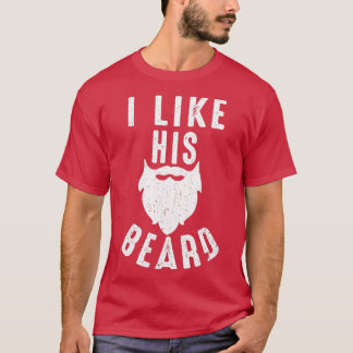 Camiseta Barba e bigode amantes Eu gosto de suas mulheres b