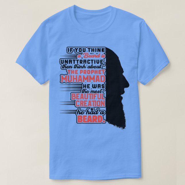 Camiseta barba é bonita (Frente do Design)