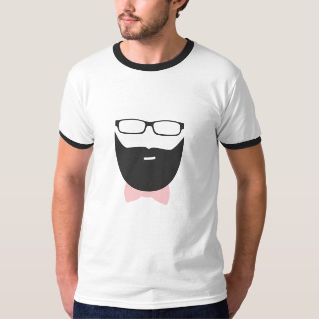 Camiseta Barba elegante (Frente)