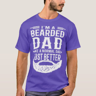 Camiseta Barba Engraçada Cito Um Pai Com Mancal Como Um Pai