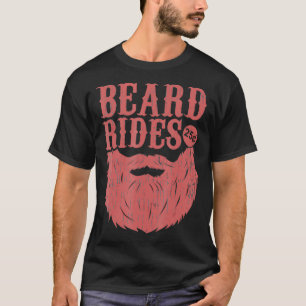 Camiseta Barba Engraçada Homens Com Barba Andam 25 Centavos