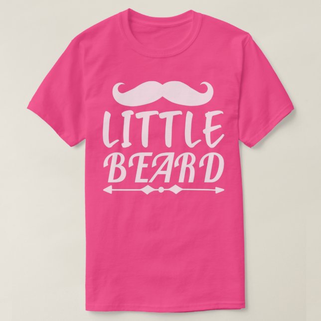 Camiseta Barba Engraçada Oferece Barba Pequena 4 (Frente do Design)