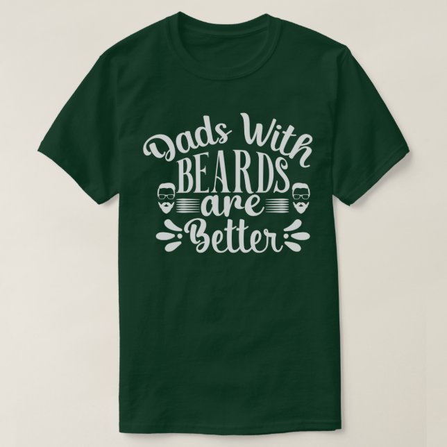 Camiseta Barba Engraçada Oferece Pais Com Barbas É Melhor 3 (Frente do Design)