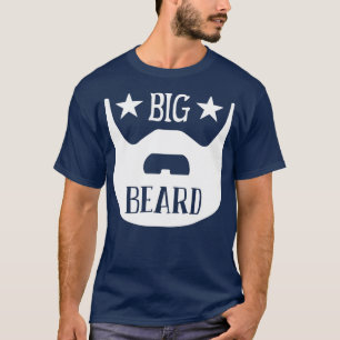 Camiseta Barba Engraçada Oferece Tela Clássica de Barba Gra