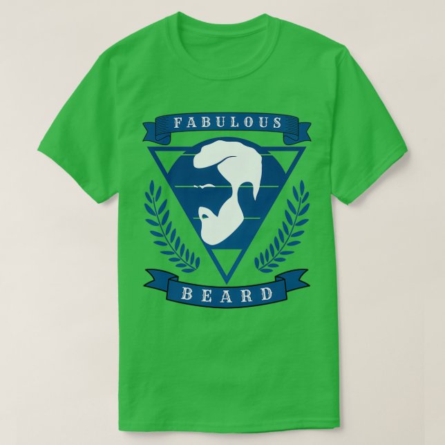 Camiseta barba fabulosa 9 (Frente do Design)