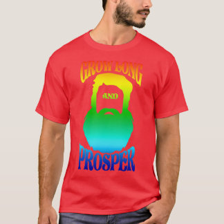 Camiseta Barba Longa e Barba Vintage Colorida